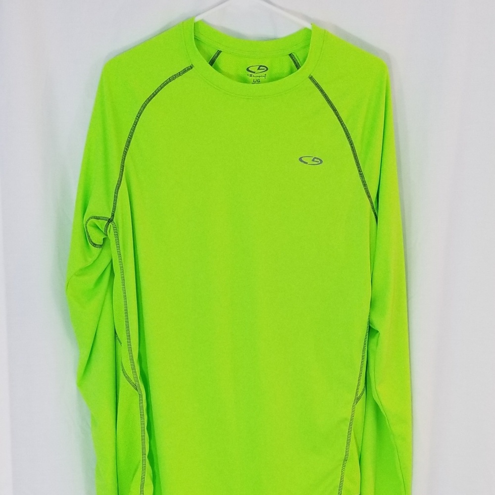 Champion Duo-Dry Long Sleeve Shirt Size Large